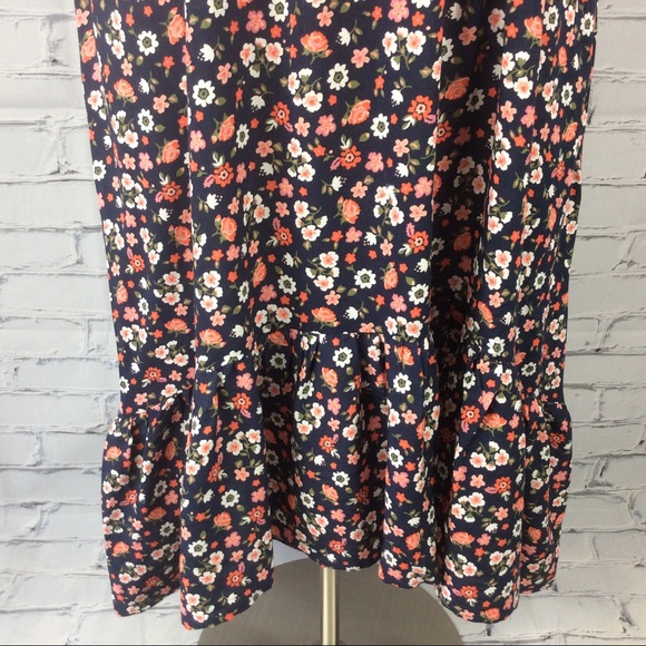 Jolie&Joy Floral Hi-Low Dress, Size XL - Picture 4 of 13